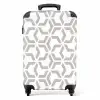 Grafisch - Patroon - Modern NBS - Handbagage koffer - Kinderen Unisex middel 644 -productfoto_recht