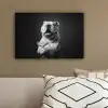 Buldog - Hond - Glas canvas 2cm klein -sfeer3