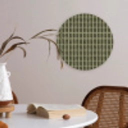 Ritmisch - Effect - Groen Akoestische PET Vilt - Rond klein 838 -sfeer3