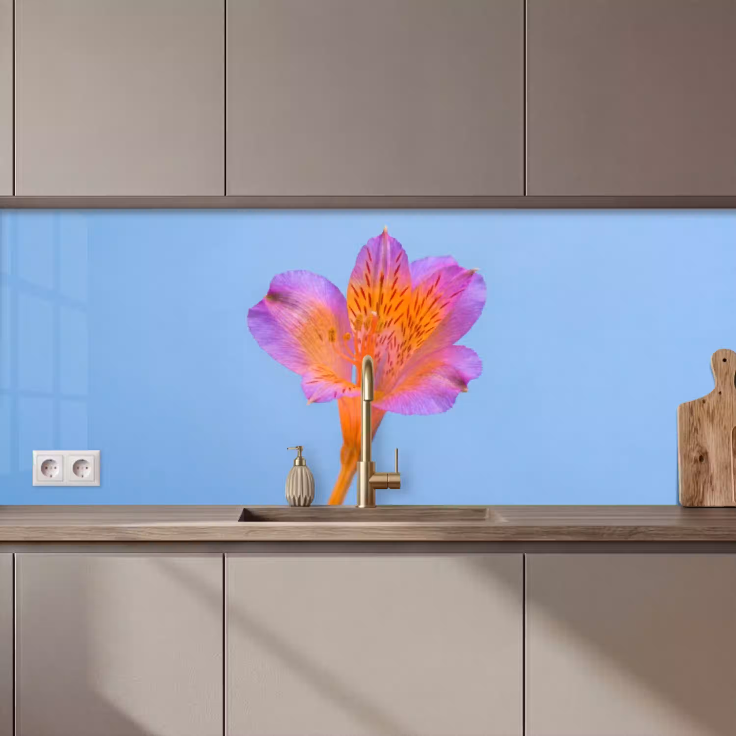 Bloem - Detail - Kleurrijk keuken achterwand 2 middel zz_3dshopping