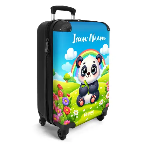 Pukkie Panda NBS - Handbagage koffer - Kinderen Unisex middel -productfoto_3d