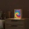 Spiraal - Regenboog - Kleurrijk Light Box met kabel (Kinderlampje) klein -sfeer1_kind