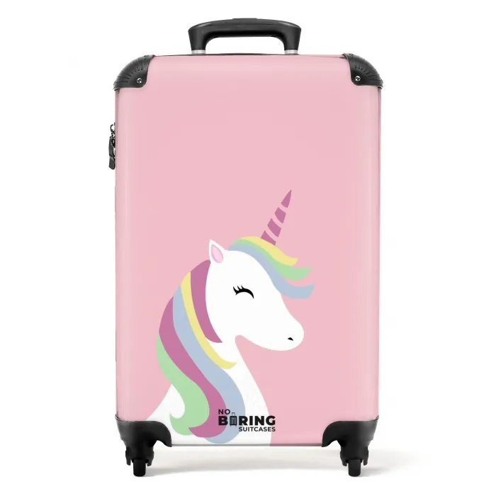 Cartoonicorn Koffer - NBS - Handbagage middel -productfoto_recht