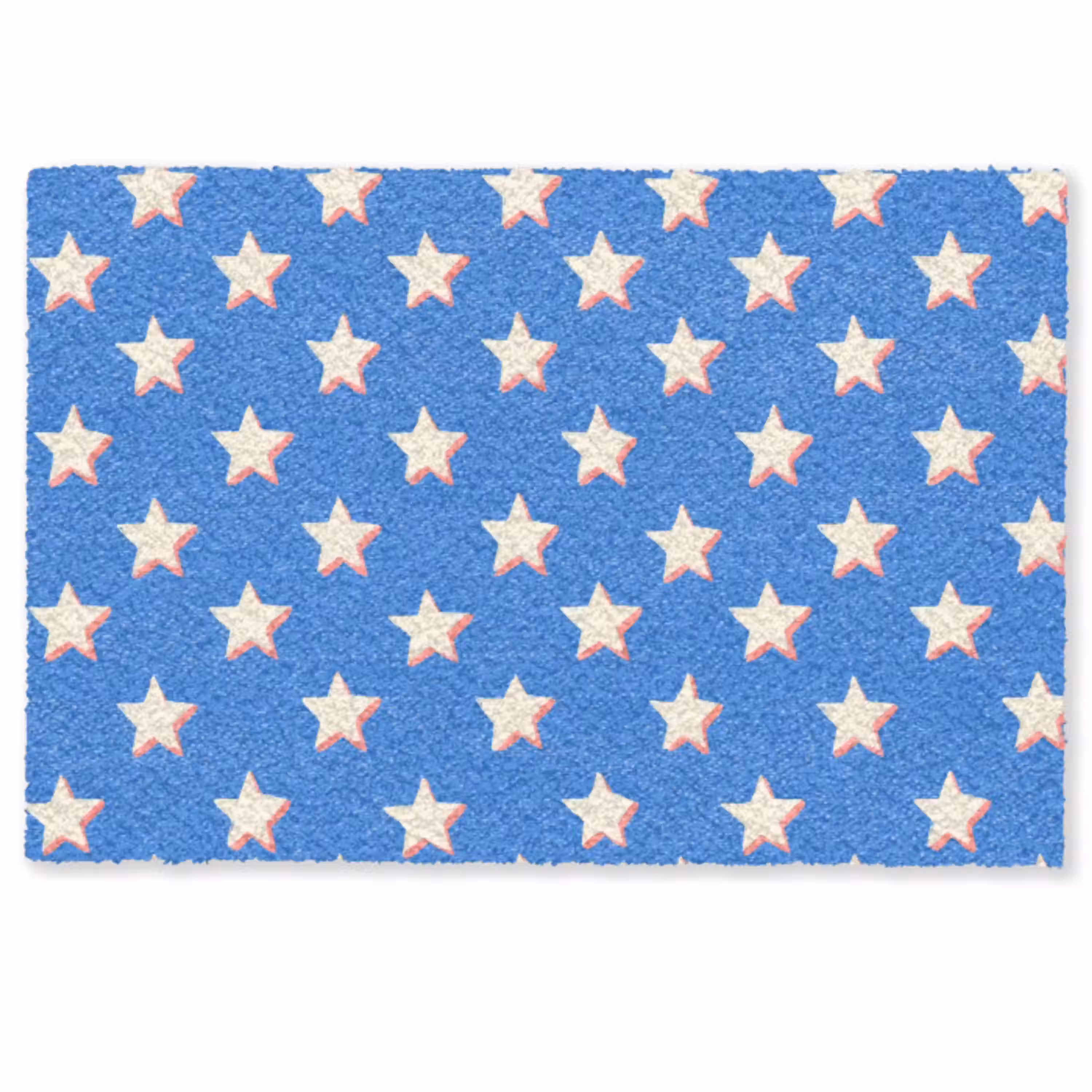 Sterren - Patroon - Blauw Deurmat klein 898 -zkaufland3d