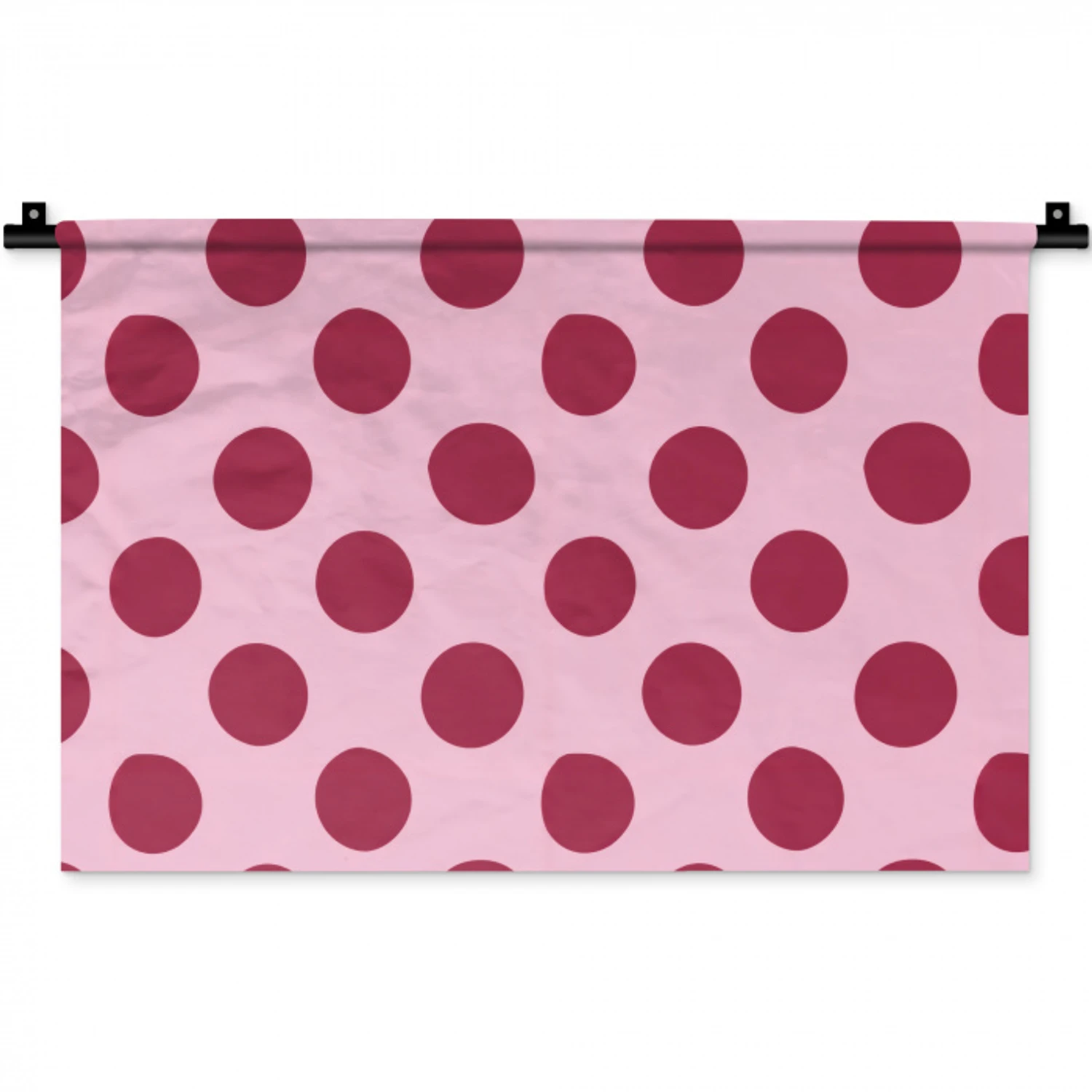 Stippen - Patroon - Bordeaux Wandkleed katoen klein 269 -zz3d