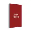 Rood - Frans - Quotes aluminium wit klein -3d