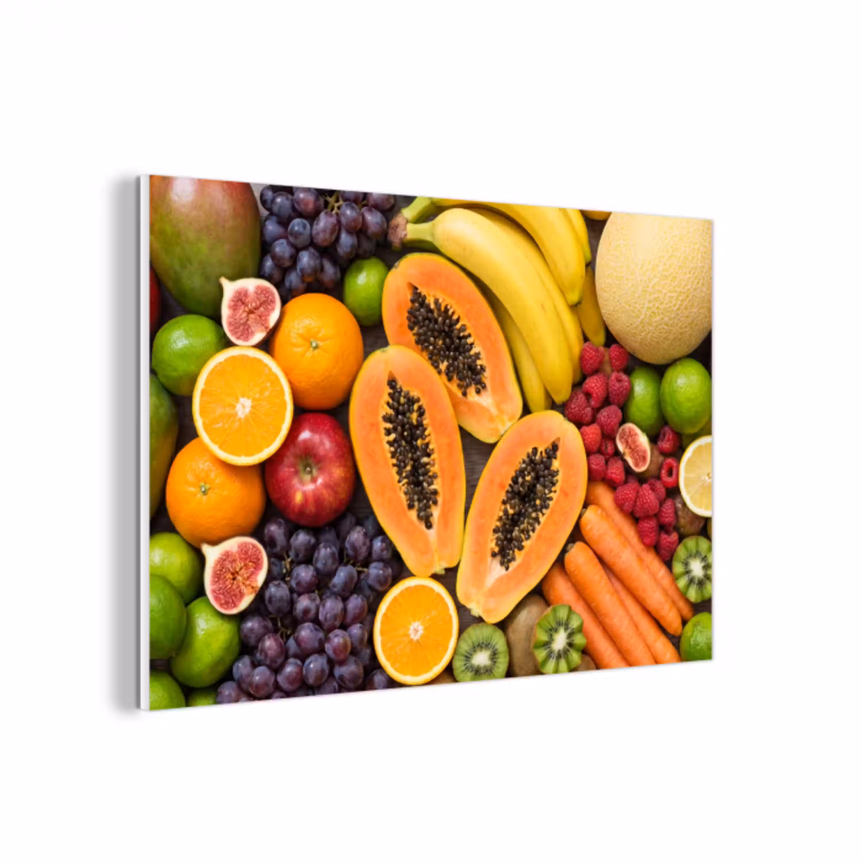 Eten - Fruit - Groenten - Vers - Kleurrijk forex 5mm xxl -3d