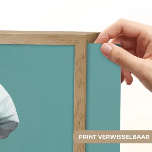 Parkiet - Vogel - Koksmuts - Cute Light Box met batterij (Wandlamp) middel -USP_websiteprintNL