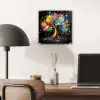Boom - Kleurrijk - Bloemen - Zwart plexiglas 5mm klein -sfeer6