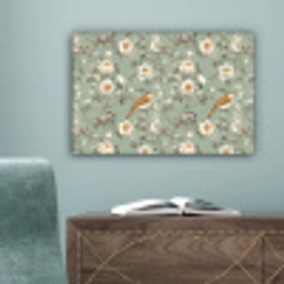 Roze - Vogels - Kleurrijk canvas 2cm klein 34 -sfeer4