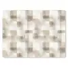 Textuur - Linnen - Beige muismat rubber klein 262 -3d