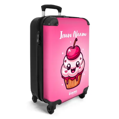 Carrie cupcake NBS - Handbagage koffer - Kinderen Unisex middel -productfoto_3d