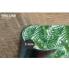 Tropisch - Palmbladeren - Groen Placemat vinyl groot 368 -closeup