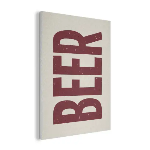 Japandi - Beer - Red - Retro PET vilt klein -3d