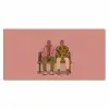 Illustratie - Bankje - Personen - Minimalistisch Muismat XXL klein -3d_leeg
