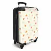 Schelpen patroon oranje NBS - Handbagage koffer - Kinderen Unisex middel -productfoto_3d