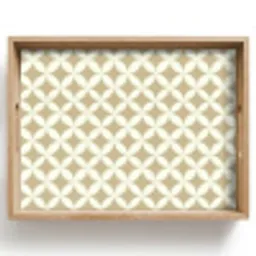 Symmetrisch - Motief - Beige Dienblad Rechthoek middel 911 -z3d_shopping