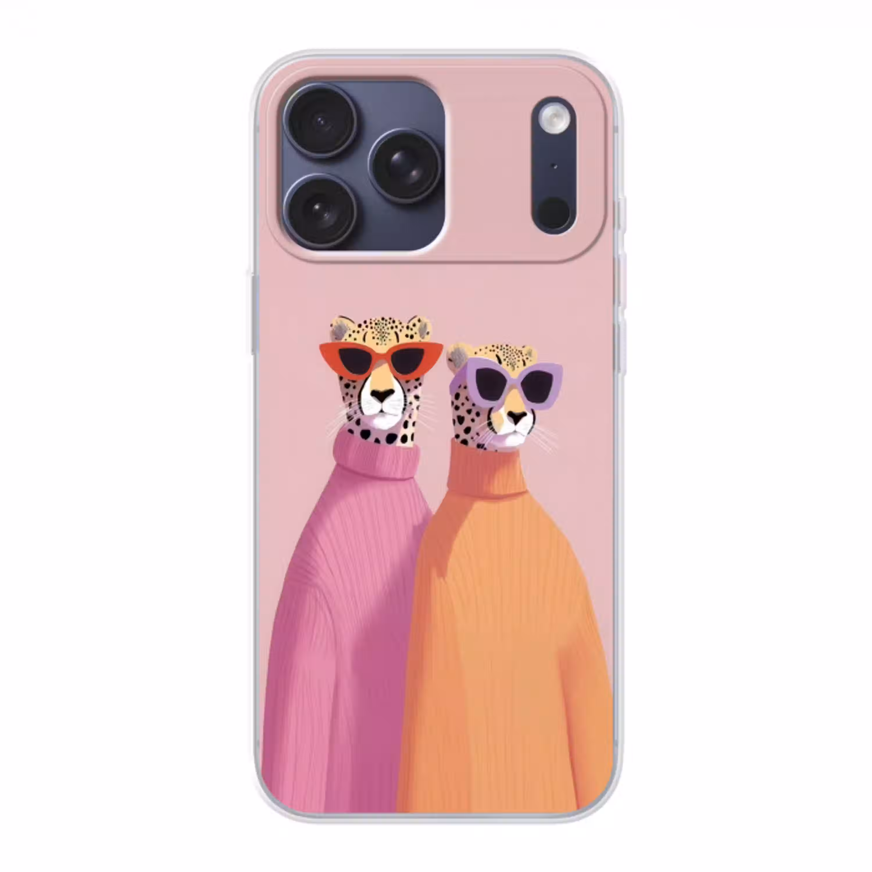Jachtluipaarden - Zonnebrillen - Truien Telefoonhoesje iPhone 17 Pro Max klein -3d