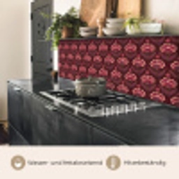 Bloemen - Waaier - Paars keuken achterwand 2 middel 871 -usp_DE