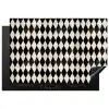 Klassiek - Patroon - Zwart Inductie beschermer vinyl 3mm klein 276 -3d