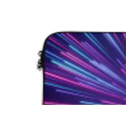 Dynamisch - Ruimte - Kleurrijk laptophoes neopreen klein -detail