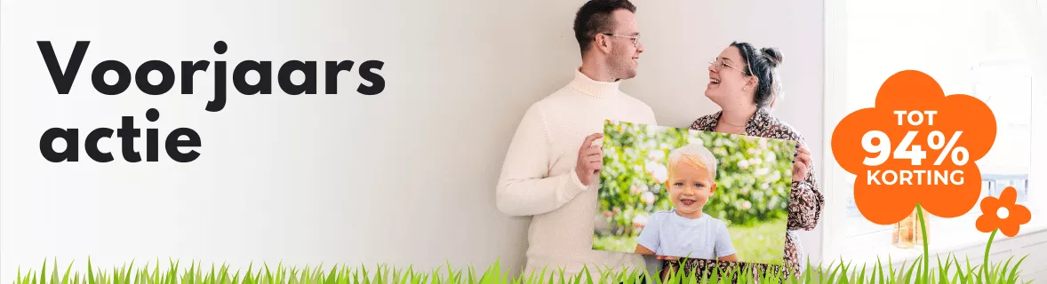 Voorjaars actie met 94% korting