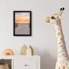 Zonsondergang - Strand - Zand fotolijst zwart zonder passe partout klein -usfeer4_kinderkamer