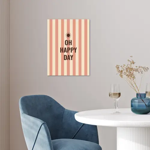 Quote - Zomer - Strepen poster papier klein -sfeer3