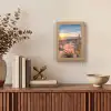 Strand - Zee - Duin - Zonsondergang - Landschap Light Box met kabel (Tafellamp) klein -sfeer2