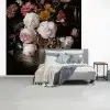 Bloemen - Jan Davidsz de Heem - Tijger - Schilderij - Stilleven - Oude meesters fotobehang vinyl groot -slaapkamer