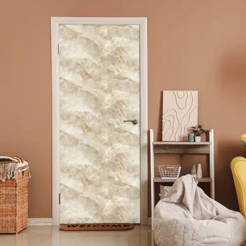 Lichtbeige - Onyx - Subtiel deurposter klein 289 -sfeer1