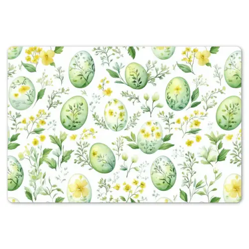 Patroon - Groen - Eieren Placemat vinyl groot -zzsfeer1_Kitchenyeah-website