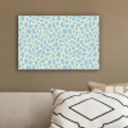 Giraf - Modern - Blauw canvas 2cm klein 34 -sfeer3