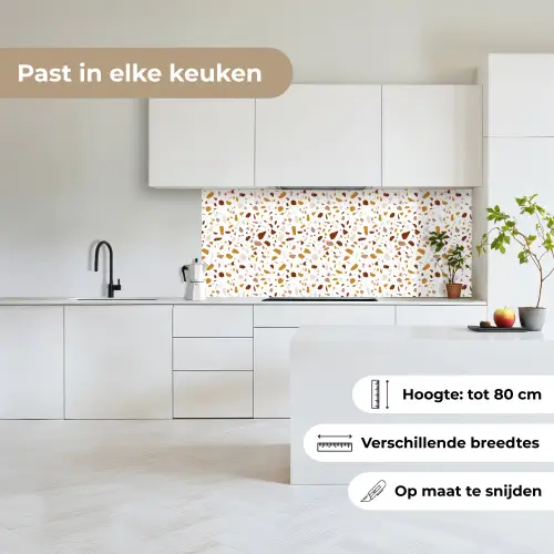Terrazzo -  Patroon - Wit - Urban keuken achterwand 2 middel 871 -sfeer4_NL