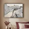 Marmer - Goud - Grijs Textielframe zwart klein -sfeer1