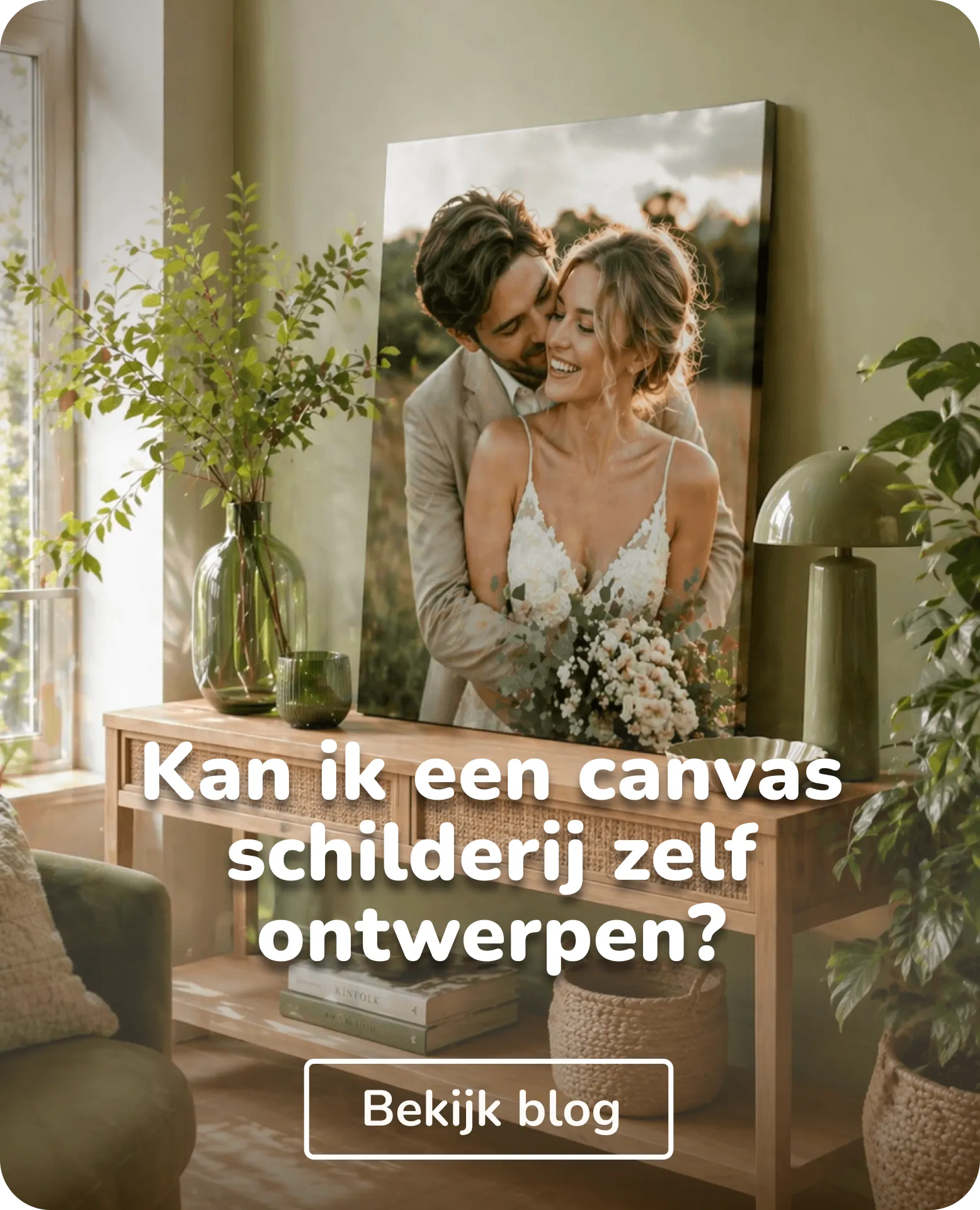 kan ik een canvas schilderij zelf ontwerpen