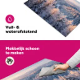 Bos - Bergen - Goud - Winter - Warm Inductie beschermer vinyl 3mm klein -wsfeer6_website
