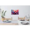 Bloemen - Roze - Watercolor - Kunst Muursticker klein -eettafel