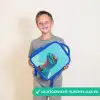Dino - Zonnebril - Blauw Kinderrugzak - Blauw middel -sfeer1_NL