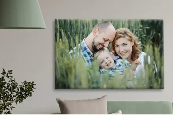 Gepersonaliseerde foto op canvas