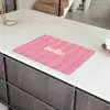 Roze - Gestreept - Belle Inductie beschermer vinyl 3mm klein -sfeer8