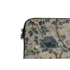 Pauw - Bloemen - Blauw laptophoes neopreen klein 279 -detail