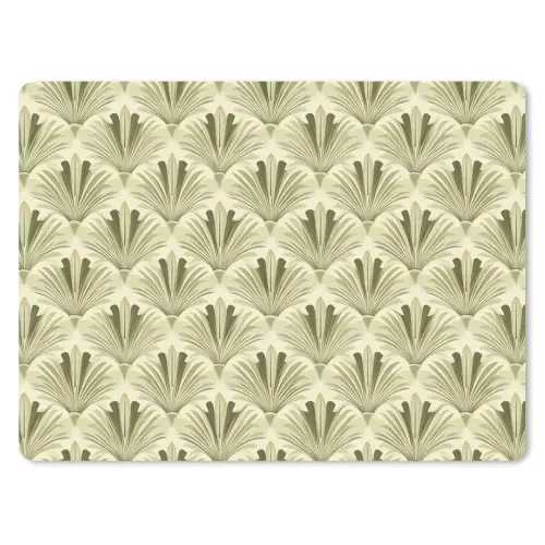 Klassiek - Waaier - Groen muismat rubber klein 262 -3d