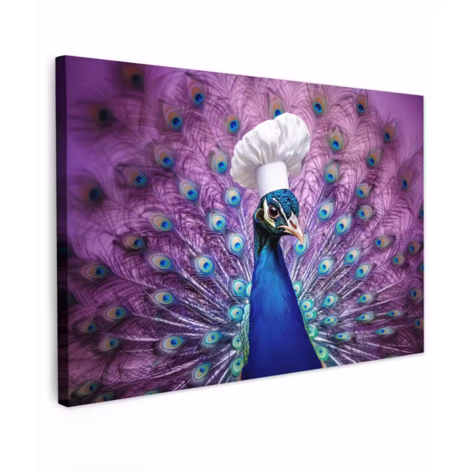 Buiten canvas - Pauw - Koksmuts - Cool - Paars