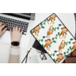 Apen - Lianen - Kleurrijk laptophoes neopreen klein 279 -bureau