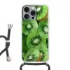 Kiwi - Groen - Pitten Hoesje iPhone 16 Pro Max met koord klein -3d