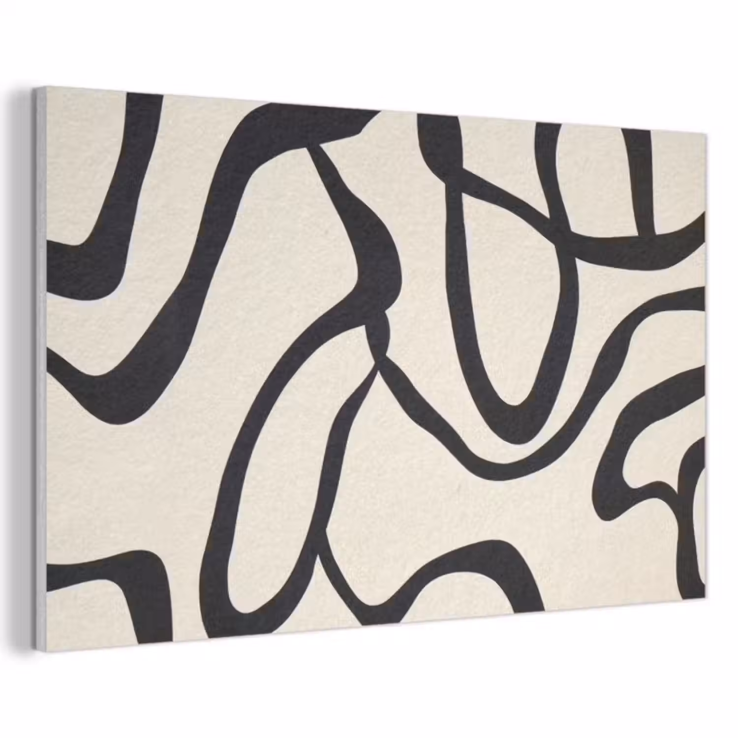 Akoestisch schilderij - Abstract - Lijnen - Modern - Beige
