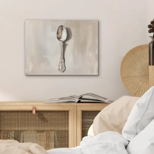 Lepel - Verf - Zilver PET vilt klein -sfeer3