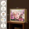 Bloemen - Kleurrijk - Bloei Light Box met batterij (Wandlamp) middel -USP_websiteoverzichtNL