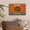 Donut - Spikkels - Kleurrijk - Quote canvas 2cm klein -sfeer1